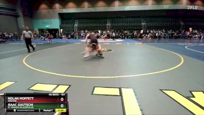 157 lbs Cons. Round 5 - Isaac Gautschi, El Dorado (Placerville) vs Nolan Moffett, Gregori