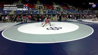 144 lbs Cons. Rd Of 128 - Benjamin Aguilar, VA vs Haeden Jorgenson, SD