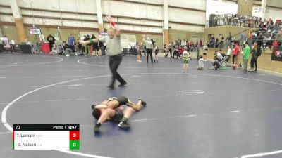 70 lbs Cons. Semi - Gunnar Nelsen, Idaho vs Tavin Lamarr, Kalispell Wrestling Club