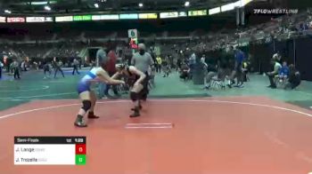 130 lbs Semifinal - Jayden Lange, Pomona Elite vs Jocelyn Trozelle, Creswell Mat Club