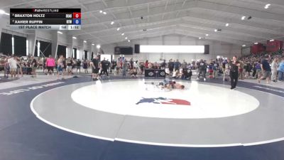 75 lbs 1st Place Match - Braxton Holtz, Seasons vs Xavier Ruffin, Ruffin Trained Wrestling