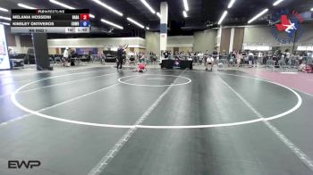 68-74 lbs Rr Rnd 1 - Melania Hosseini, Babak Nourzad Wrestling Club/ Gracie Barra Katy vs Kinsley Ontiveros, Cowboy/Cowgirl Wrestling Club