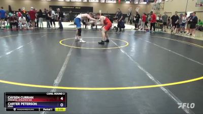 190 lbs Cons. Round 2 - Caysen Curran, Immortal Athletics WC vs Carter Peterson, Iowa