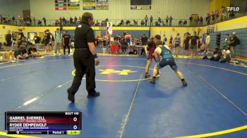 120 lbs Round 2 - Gabriel Sherrell, Kansas City Training Center vs Ryder Dempewolf, Northwestern Diamondbacks Wrestling