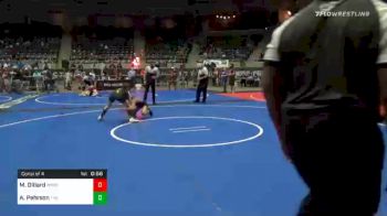 98 lbs Consolation - Mariah Dillard, Pomona Elite vs Aubrie Pehrson, The Best Wrestler