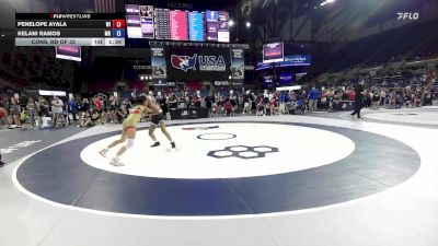 100 lbs Cons. Rd Of 32 - Penelope Ayala, WI vs Kelani Ramos, MD
