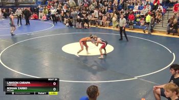 101 lbs Champ. Round 1 - Lawson Chrapa, Lancaster vs Roman Zarbo, Wilson