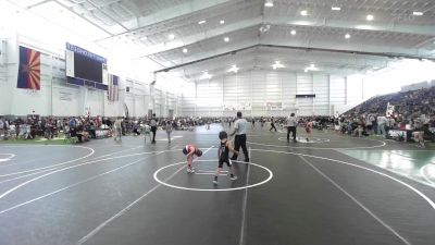 49 lbs Consi Of 4 - James Perez, Way Out West vs Jeremy Thompson, Ganado WC