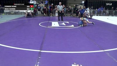 93 lbs Consi Of 8 #2 - Connor Howe, Scranton vs Beau Havers, Bradford
