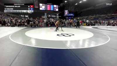 100 lbs Cons. Sub-rd Of 16 - DeVaughn Miller, AL vs CJ Weaver, TN