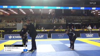 KEIZER YUAN DESTURA vs DOHYUN KANG 2024 Pan Kids Jiu-Jitsu IBJJF Championship