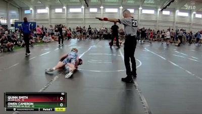 92 lbs Semis & 1st Wrestleback (8 Team) - Quinn Smith, Killer Elite vs Owen Cameron, Contenders WA Blue