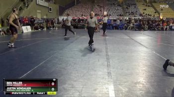 157 lbs 2nd Wrestleback (16 Team) - Ben Miller, Doane University vs Justin Windauer, Montana State-Northern