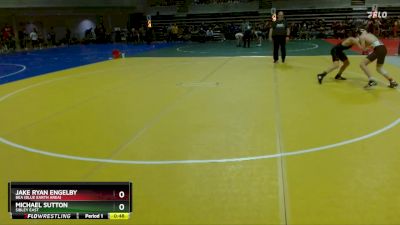 108 lbs Cons. Round 1 - Michael Sutton, Sibley East vs Jake Ryan Engelby, BEA (Blue Earth Area)