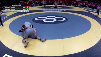 D3-106 lbs Champ. Round 1 - Ethan Powell, Genoa Area vs Nathan Dentz, Buckeye Local