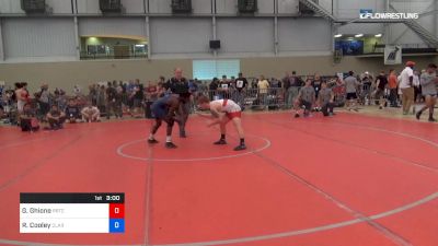 65 kg Consi Of 64 #2 - Giovanni Ghione, PRTC vs Roshaun Cooley, Clarion RTC