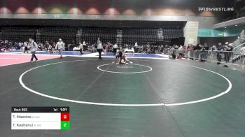 132 lbs Round Of 32 - Trevor Maestas, Alamosa vs Tyler Kaahanui, Slam Academy