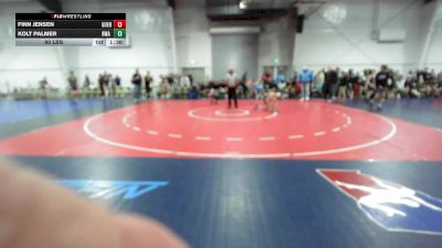 84 lbs Rr Rnd 1 - Finn Jensen, Guerrilla Wrestling Academy MS vs Kolt Palmer, RWA Black MS