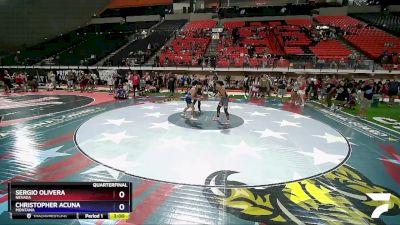 152 lbs Quarterfinal - Sergio Olivera, Nevada vs Christopher Acuna, Montana