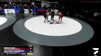 97 lbs Quarterfinal - Jordan Davis, Ground Creatures Wrestling vs Abdymanap Almazbekov, Chabot Gladiator Wrestling