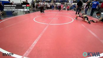 46 lbs Consi Of 16 #2 - Maverick Meyer, Skiatook Youth Wrestling vs Jackson Prose, Jay Wrestling Club