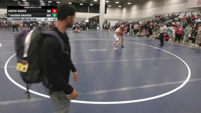 132 lbs Champ. Rd Of 128 - Jaxsen Draves, GI Grapplers vs Justin Dukes, Summit Wrestling Academy