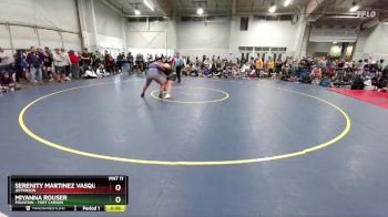 190 lbs Cons. Round 2 - Miyanna Rouser, Fountain - Fort Carson vs Serenity Martinez Vasquez, Jefferson