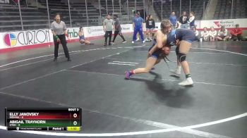 W 144 lbs Round 2 (4 Team) - Elly Janovsky, Indiana vs Abigail Trayhorn, Utah