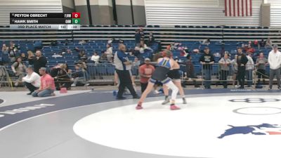115 lbs 3rd Place Match - Peyton Obrecht, FH Jr Vikings Wrestling Club vs Hawk Smith, Greater Heights Wrestling