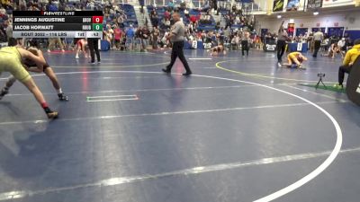 116 lbs Round Of 32 - Jennings Augustine, Grove City vs Jacob Horwatt, RoughHouse