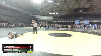 71 lbs Cons. Round 1 - Abraham Daheim, Team Aggression Wrestling Club vs Corbin Hume, Whatcom Wrestling Academy