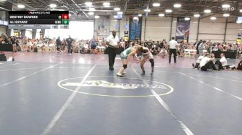 138 lbs Rr Rnd 1 - Destiny Downes, Flickr Girlz vs Ali Bryant, Next Level Wrestling Club