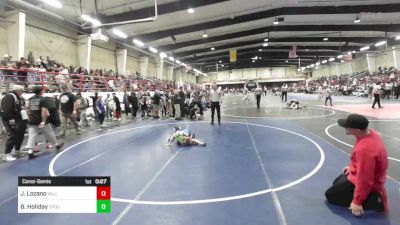 43 lbs Consolation - JaCobi Lozano, Valley Bad Boys vs Bronson Holiday, Stout Wr Acd