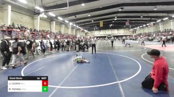 43 lbs Consolation - JaCobi Lozano, Valley Bad Boys vs Bronson Holiday, Stout Wr Acd