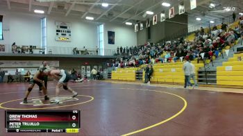 175 lbs Champ. Round 1 - Drew Thomas, Glencoe vs Peter Trujillo, Century