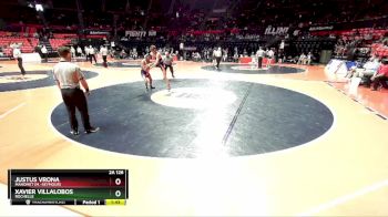 2A 126 lbs Champ. Round 1 - Xavier Villalobos, Rochelle vs Justus Vrona, Mahomet (M.-Seymour)