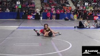 65 lbs Round 2 - Kaylee Schields, Goodland Wrestling Club vs Elyse Vu, Burlington