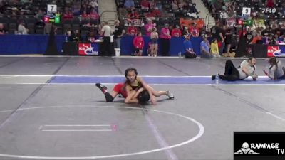 65 lbs Round 2 - Kaylee Schields, Goodland Wrestling Club vs Elyse Vu, Burlington