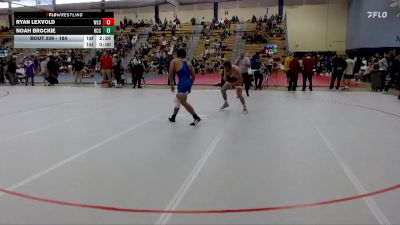 184 lbs Champ. Round 2 - Noah Brockie, Harper CC vs Ryan Lexvold, Wisconsin-La Crosse