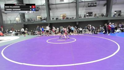 Junior Boys GR - 113 lbs Quarters - Rikki Villasenor, CA vs Daniel Goodwin, IL