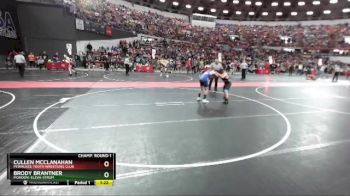 135 lbs Champ. Round 1 - Brody Brantner, Mondovi-Eleva-Strum vs Cullen McClanahan, Pewaukee Youth Wrestling Club