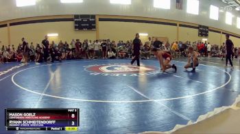 120 lbs Quarterfinal - Mason Goelz, Contenders Wrestling Academy vs Ryann Schmidtendorff, Midwest Xtreme Wrestling