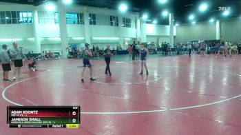 120 lbs Round 1 (6 Team) - Adam Koontz, Indy Elite vs Jameson Small, Nebraska Green Machine (Dev B)