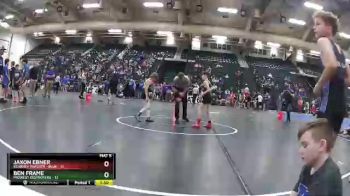 77 lbs Round 2 (6 Team) - Ben Frame, Midwest Destroyers vs Jaxon Ebner, Kearney Matcats - Blue