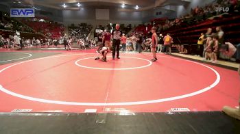 85 lbs Quarterfinal - Noah Herron, Collinsville Cardinal Youth Wrestling vs Tidus Daniel, Checotah Matcats