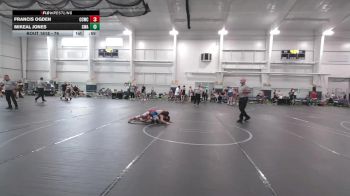 76 lbs Round 5 - Francis Ogden, Capital City Wrestling Club vs Mikeal Jones, CWA