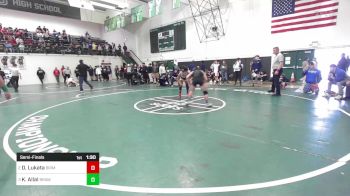 126 lbs Semifinal - Draven Lukata, Birmingham vs Karim Allal, Brawley