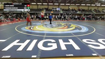 285 lbs Semifinal - Ason Jones, Coventry vs Hadrian Duncan, Narragansett