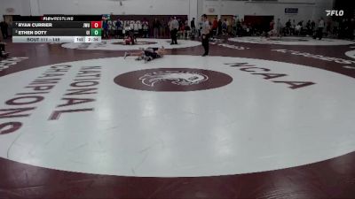149 lbs Quarterfinal - Ryan Currier, Johnson & Wales vs Ethen Doty, Upper Iowa
