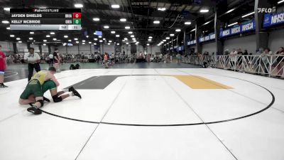 135 lbs Rr Rnd 1 - Jayden Shields, Broad Axe Green vs Kelly McBride, Great Bridge Wrestling Club